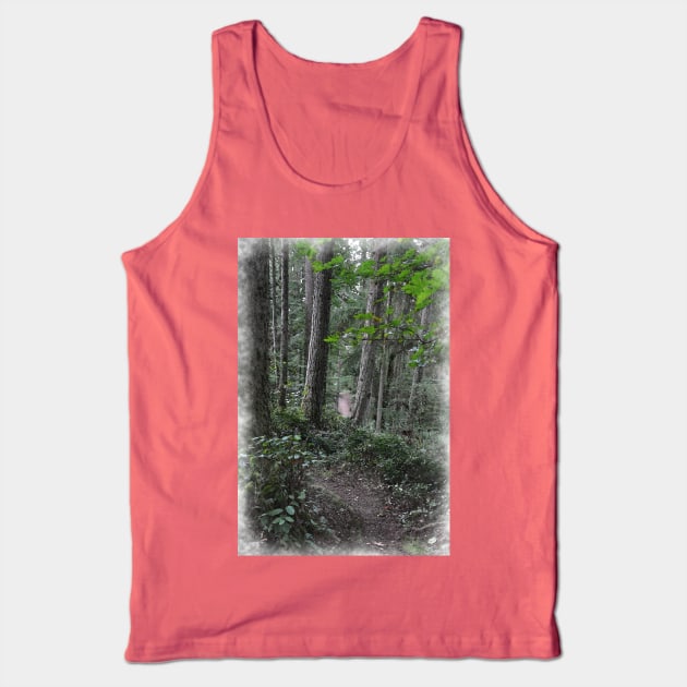 A Trail In The Forest Tank Top by KirtTisdale